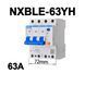 Диференційний автомат Chint NXBLE-63YH 63A 3P+N тип C дифавтомат 30mA, 400V