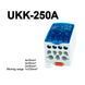 Розподільчий блок UKK-250A синій на DIN-рейку 250А