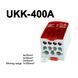 Розподільчий блок UKK-400A червоний на DIN-рейку 400А