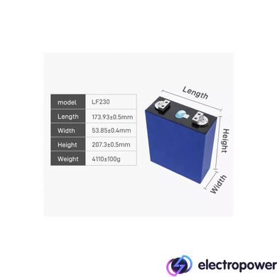 Акумуляторна батарея АКБ EVE LF230 LiFePO4 Акумулятор 736Wh 230Ah