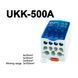 Розподільчий блок UKK-500A синій на DIN-рейку 500А