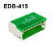 Розподільчий клемний блок EDB-415 500V 4Px15 зелений на DIN-рейку 125А
