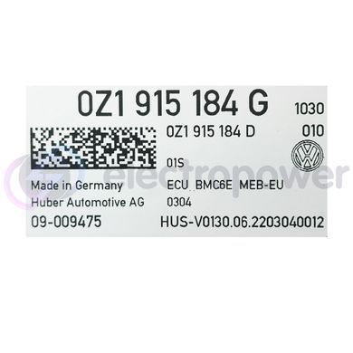 Контролер модуля батареї 0Z1 915 184 G Volkswagen Battery module controller 0Z1915184G