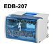 Розподільчий клемний блок EDB-207 500V 2Px7 синій на DIN-рейку 125А