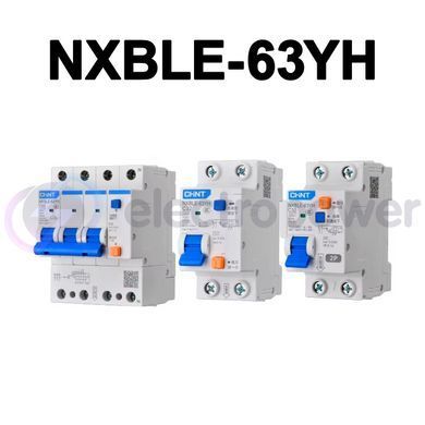 Дифференциальный автомат Chint NXBLE-63YH 10A 1P+N тип C дифавтомат 30mA, 230V