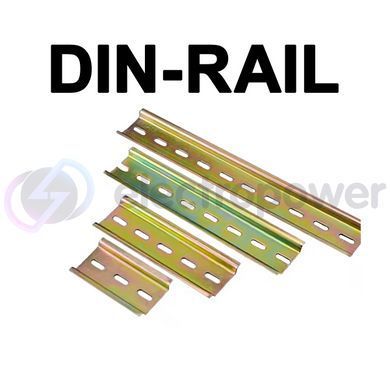 DIN-рейка 10см монтажная, железная, толщина 1.2мм