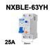 Диференційний автомат Chint NXBLE-63YH 25A 1P+N тип C дифавтомат 30mA, 230V